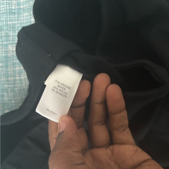 J.jill pants ponte full-leg Cropped Large black minimalist high rise Travel - Picture 7 of 9